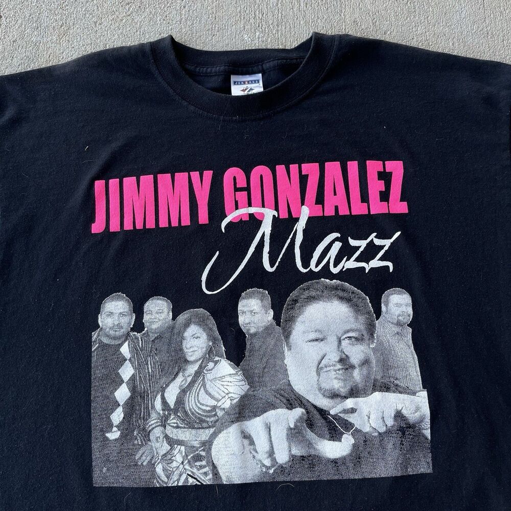 Vintage 00’s Jimmy Gonzales Mazz Tejano Band T Shirt XL